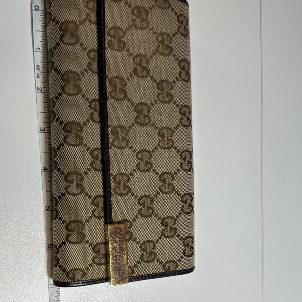Gucci Beige and Brown Wallet